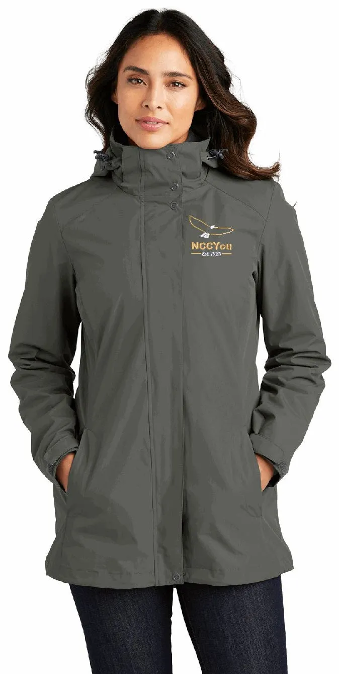 30) L123 PORT AUTHORITY LADIES 3 IN 1 JACKET