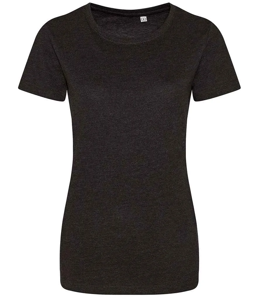AWDis Ladies Tri-Blend T-Shirt | Heather Black