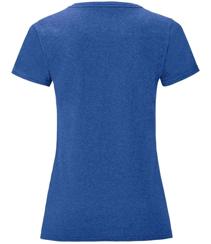 Fruit of the Loom Ladies Iconic 150 T-Shirt | Heather Royal