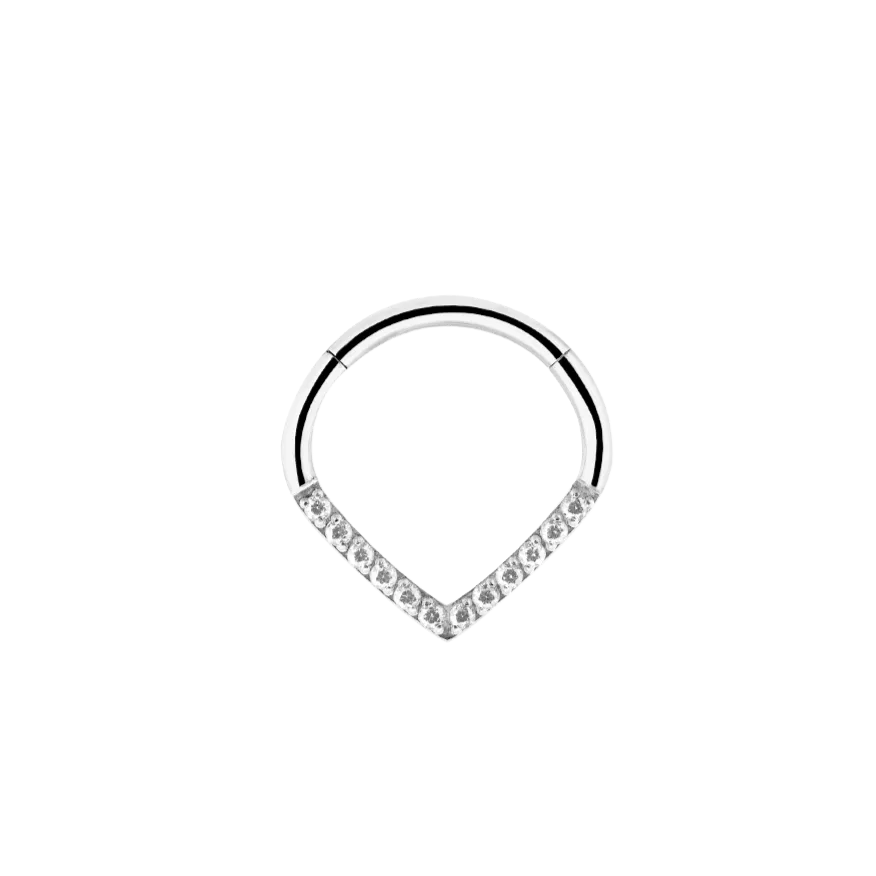 Iconic Crystal Clicker Piercing