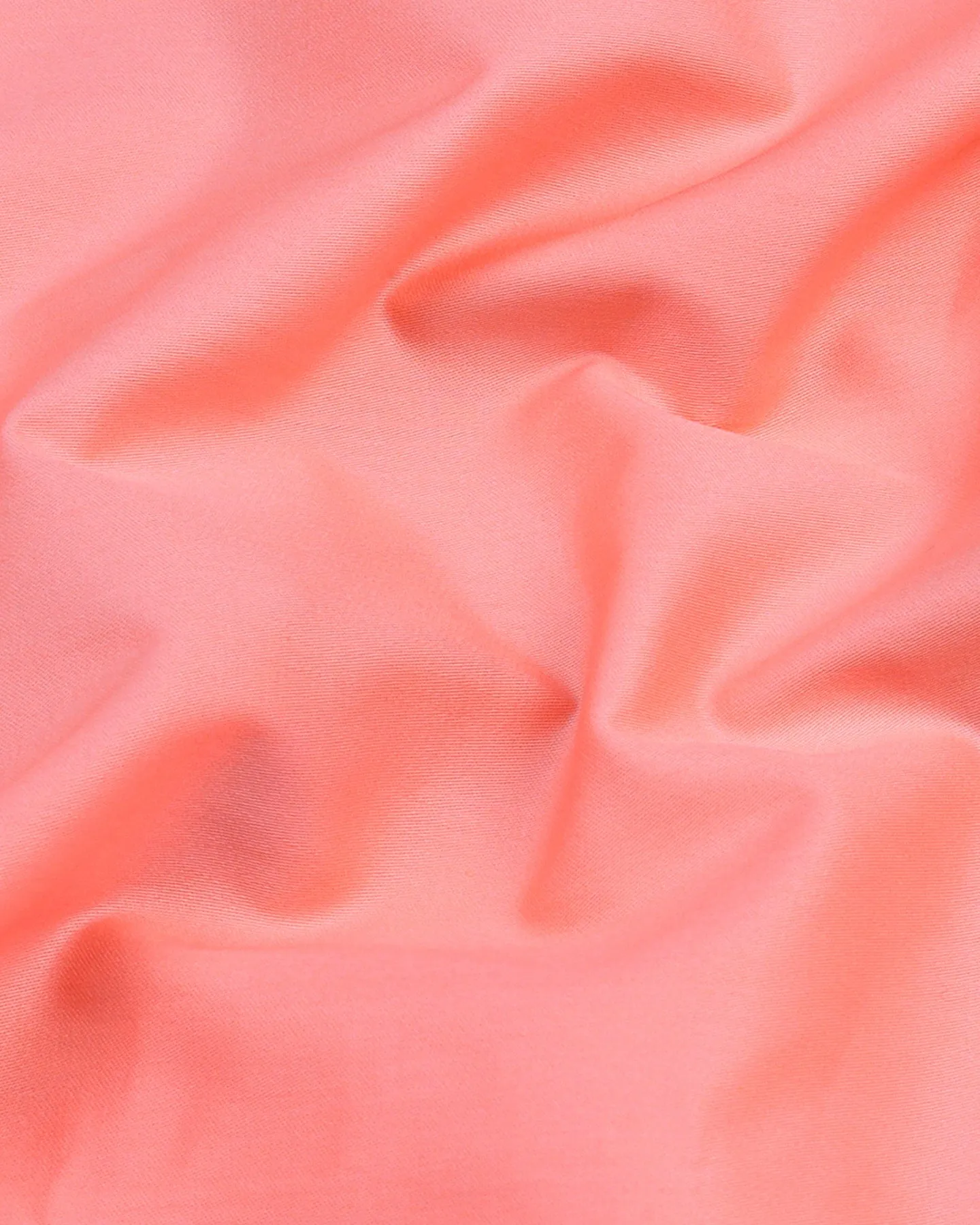 Peach Soft Touch Satin Premium Cotton Shirt